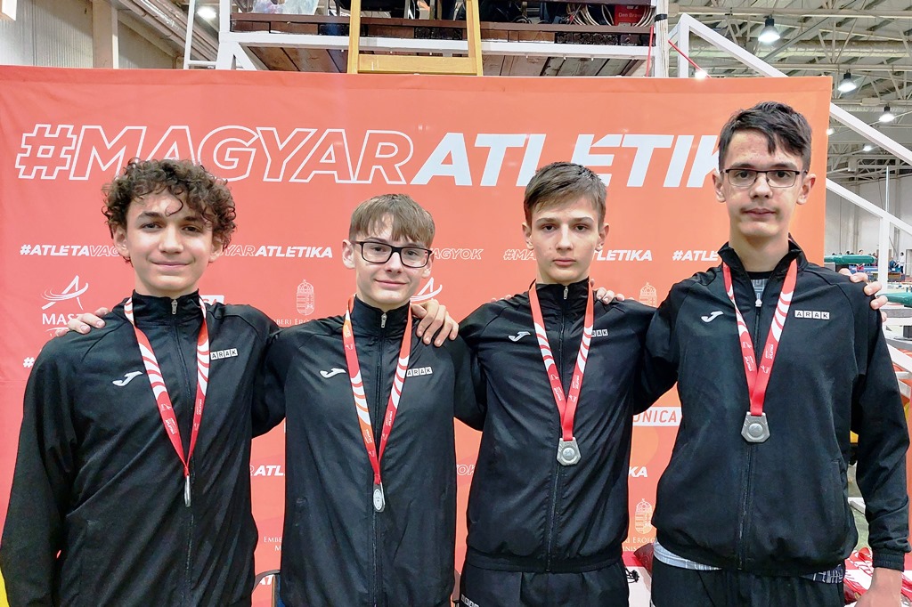 Bajnoki érmek az atléták U16-os Fedett Pályás Bajnokságról